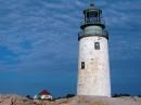 Moose Peak Light off the coast of Maine was where Dr Jerry Metz, N1QLL, operated for ILLW 2015. [Jerry Metz, N1QLL, photo]